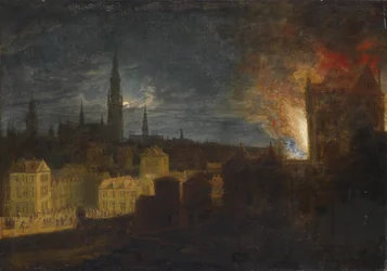 The Burning of the Antwerp City Hall on November 4, 1576